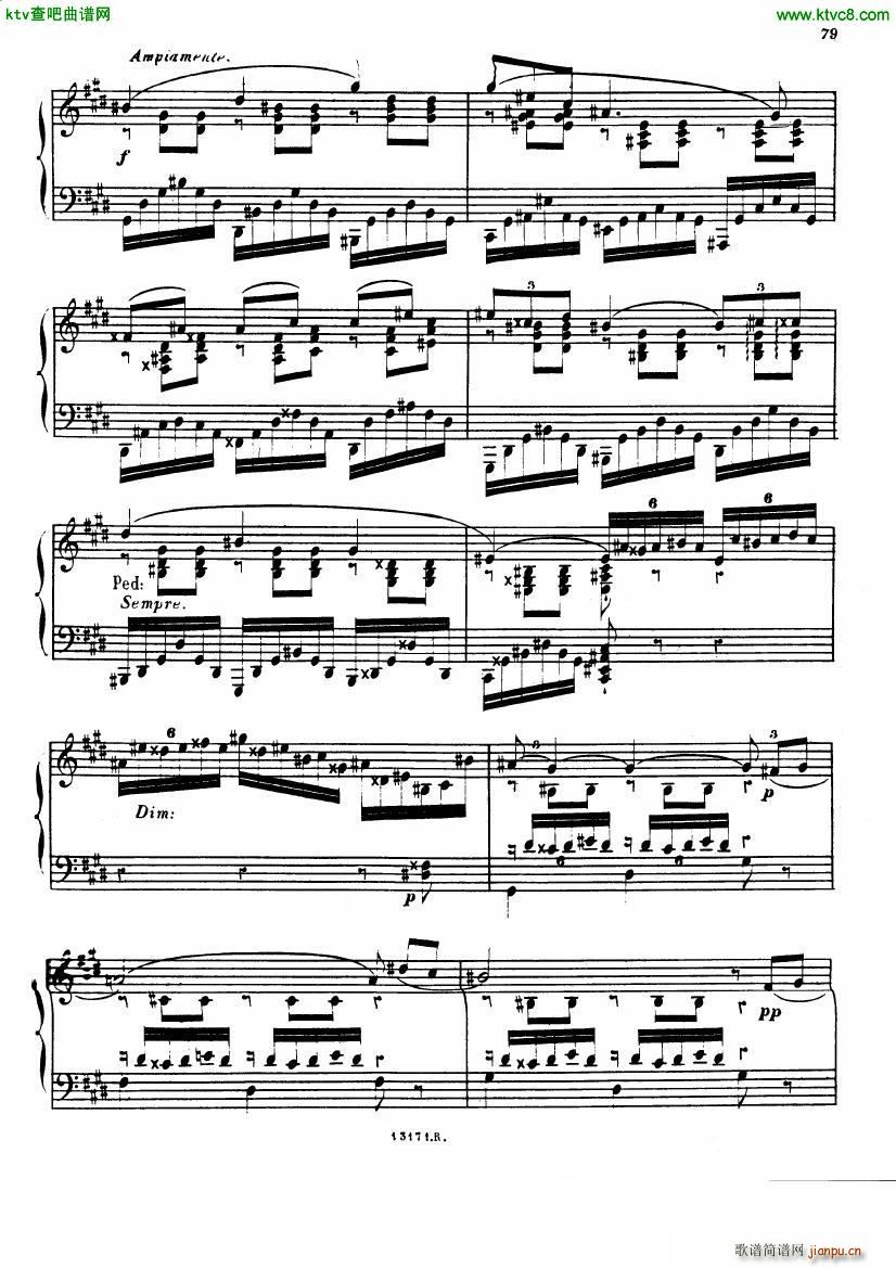 Alkan op 39 12 Etudes in Minor Keys no 9(钢琴谱)6