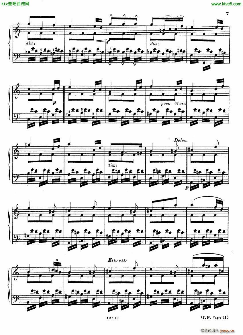 Alkan op 38b Deuxieme recueil de chants(钢琴谱)6