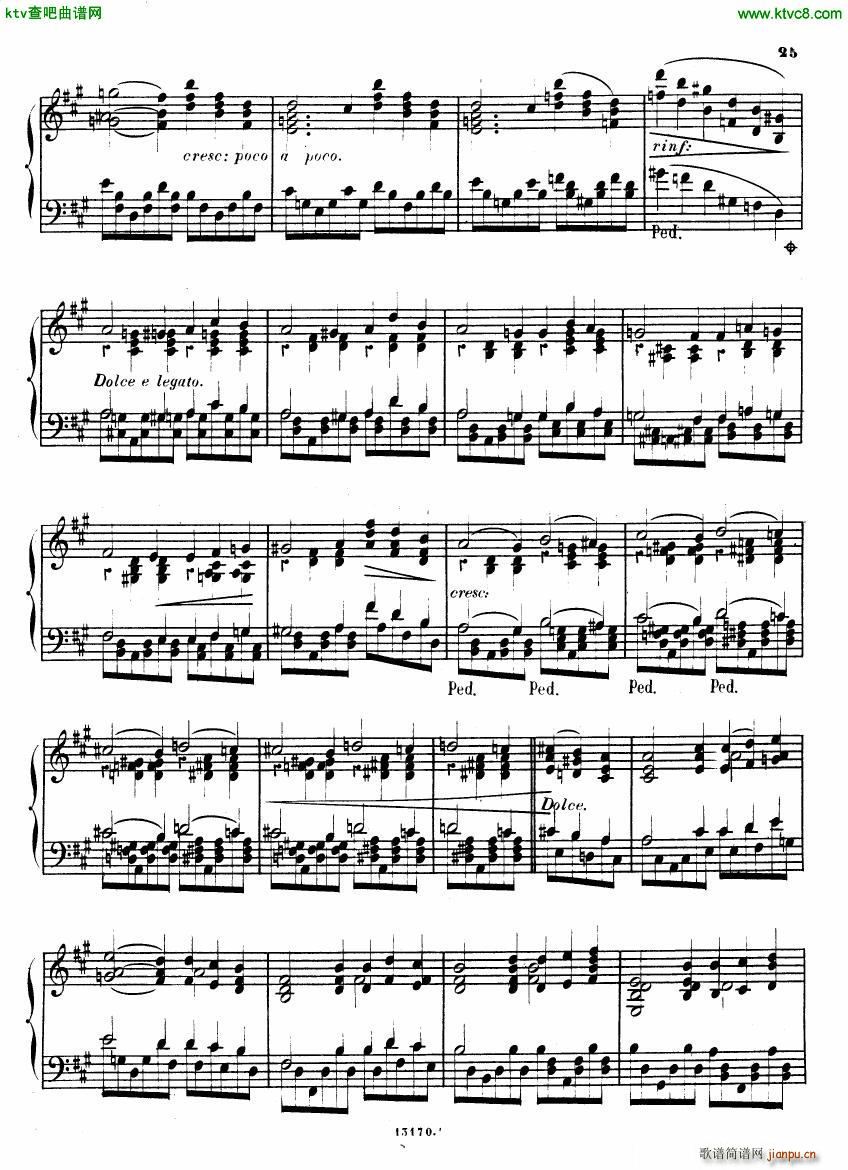 Alkan op 38b Deuxieme recueil de chants(钢琴谱)24