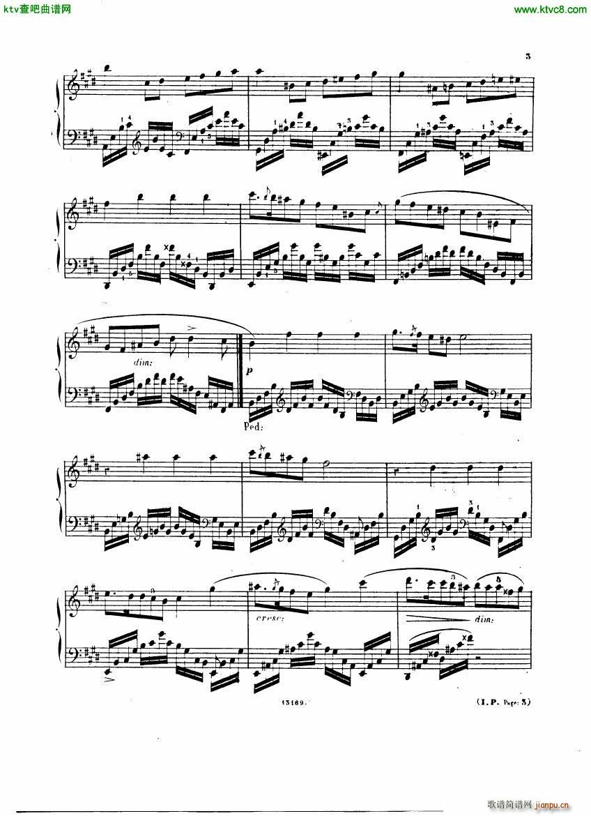 Alkan op 38 Trente Chants(钢琴谱)3