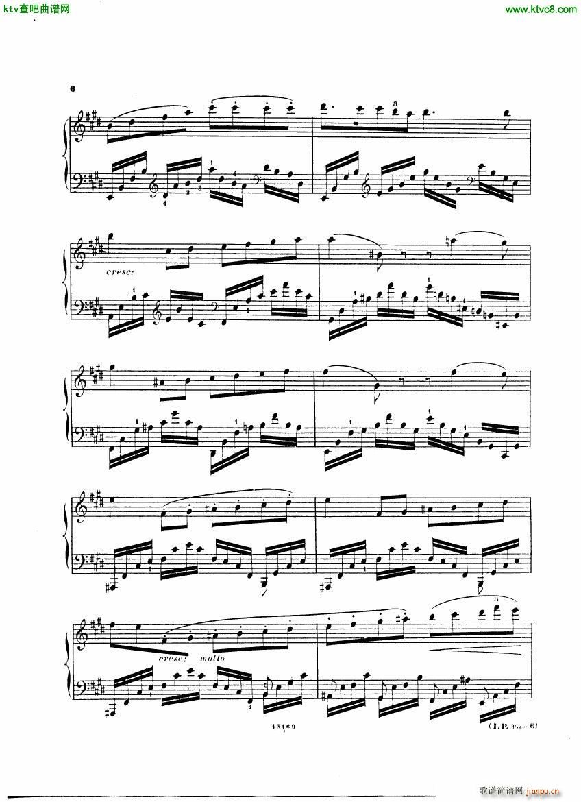 Alkan op 38 Trente Chants(钢琴谱)6