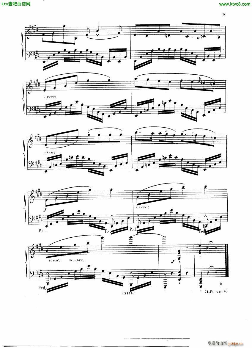 Alkan op 38 Trente Chants(钢琴谱)9