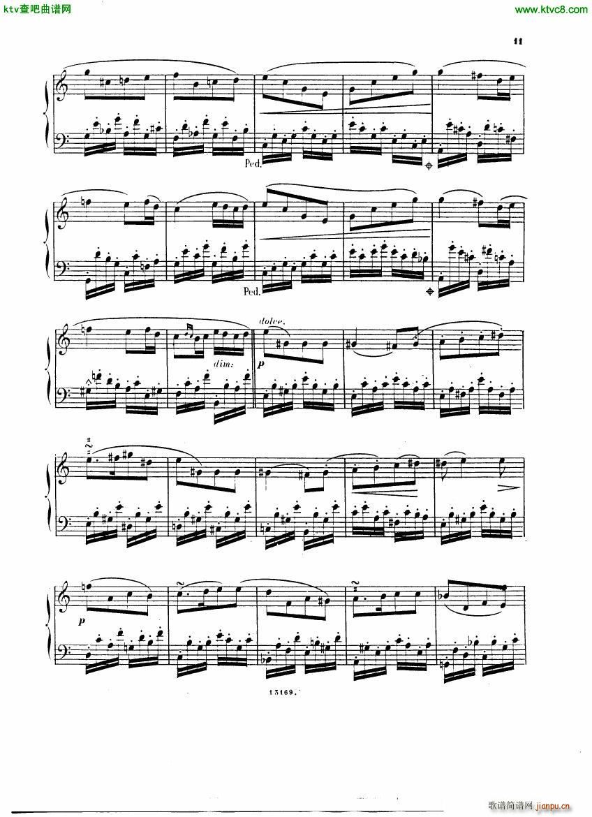 Alkan op 38 Trente Chants(钢琴谱)11
