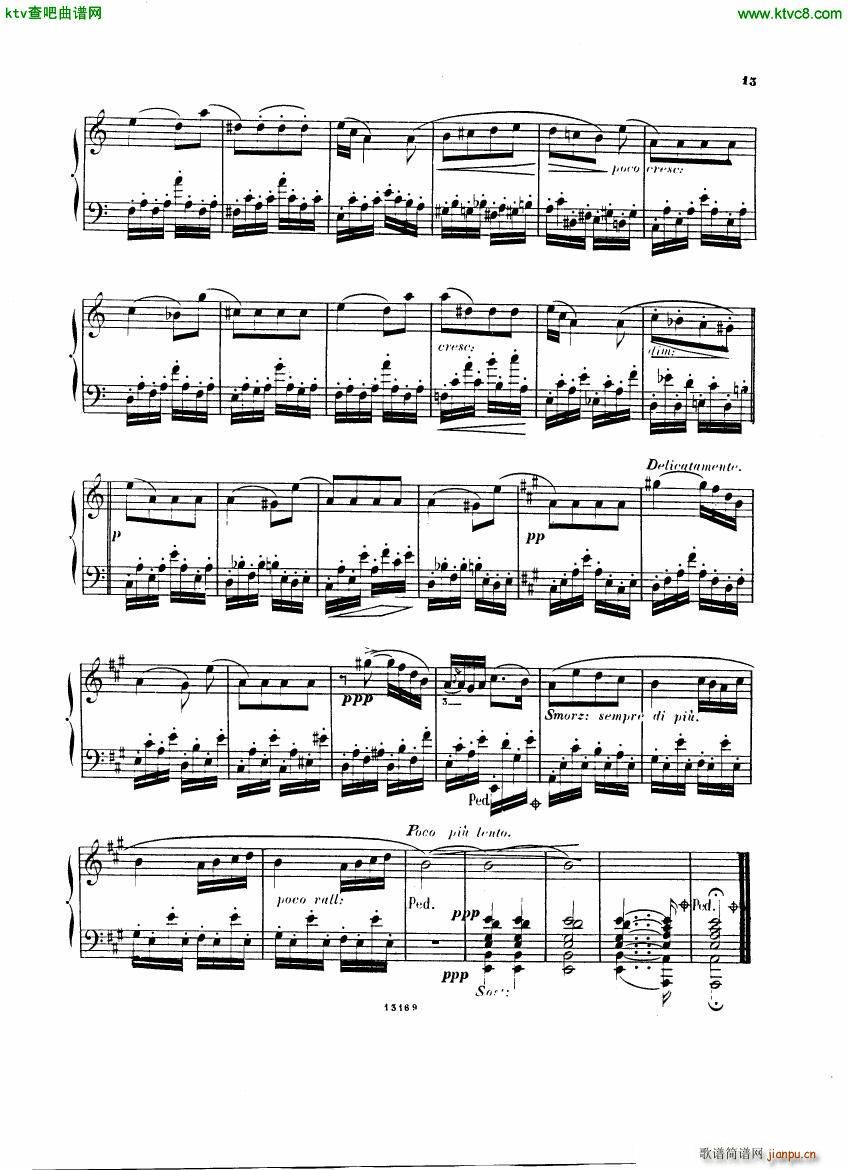 Alkan op 38 Trente Chants(钢琴谱)13