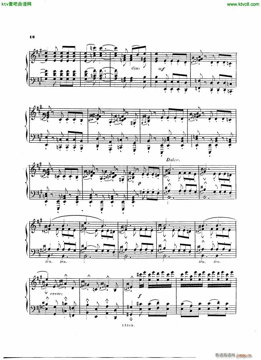 Alkan op 38 Trente Chants(钢琴谱)16