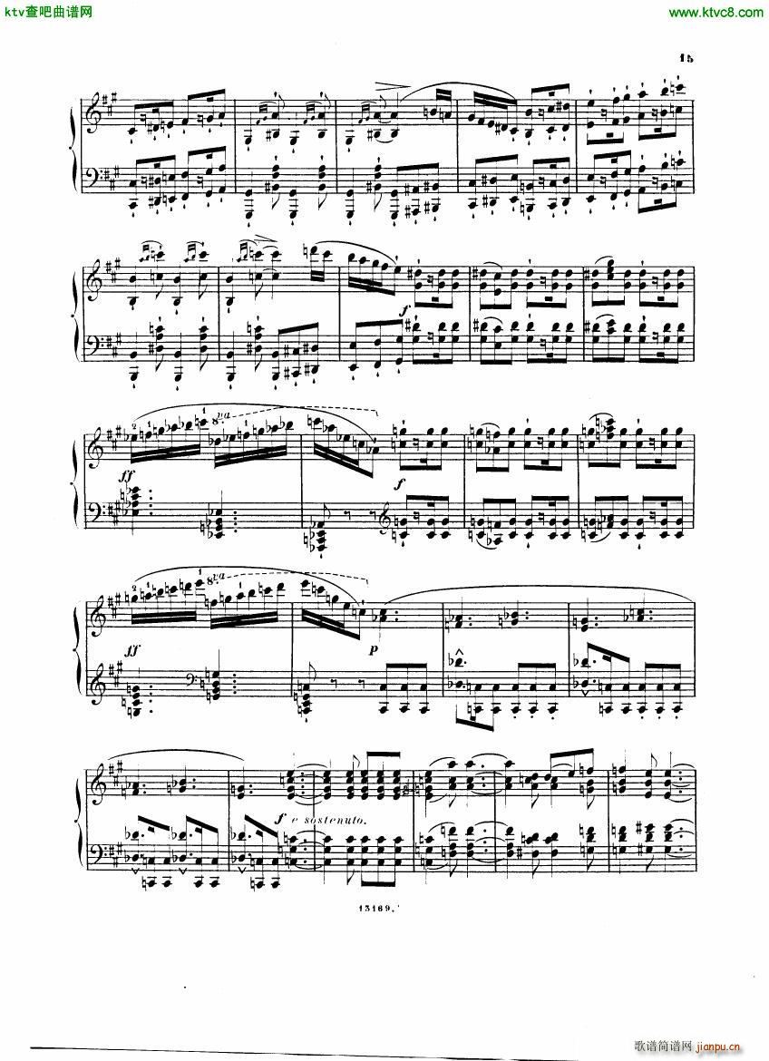 Alkan op 38 Trente Chants(钢琴谱)15