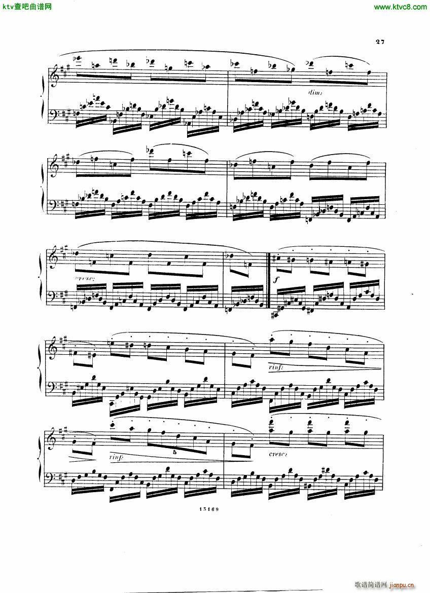 Alkan op 38 Trente Chants(钢琴谱)27