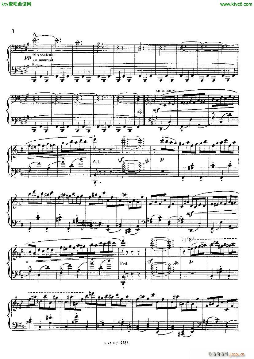 Alkan op 33 Grande Sonata part 1(钢琴谱)8