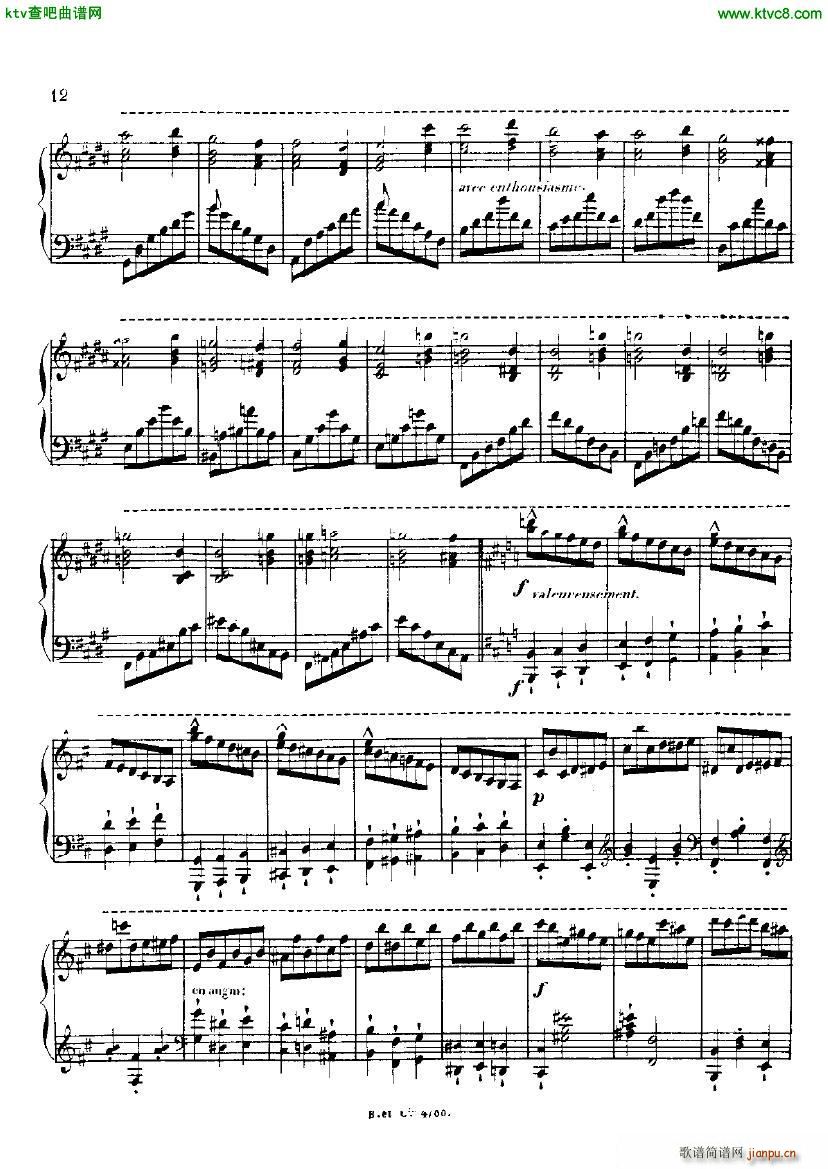 Alkan op 33 Grande Sonata part 1(钢琴谱)12