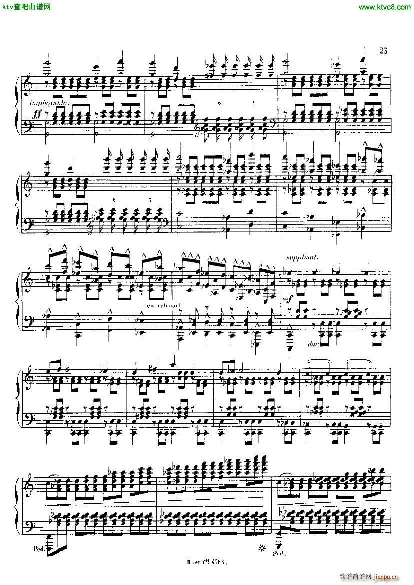 Alkan op 33 Grande Sonata part 1(钢琴谱)23