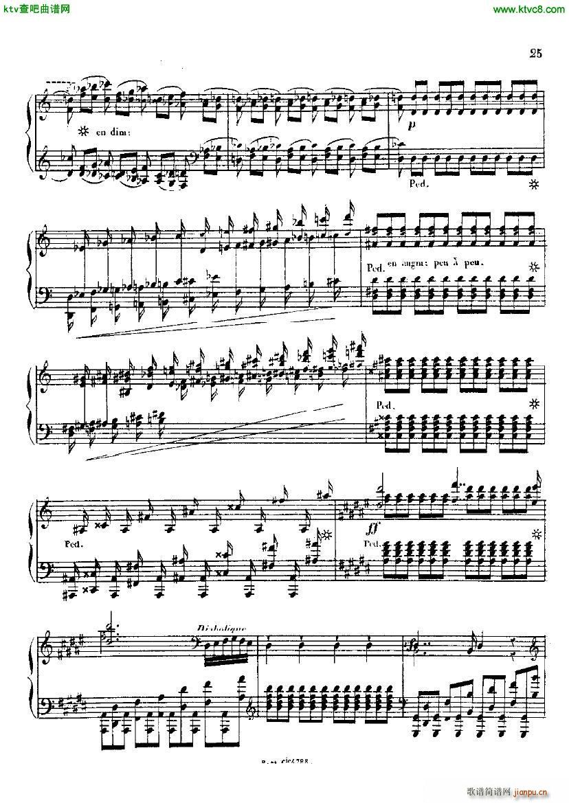 Alkan op 33 Grande Sonata part 1(钢琴谱)25