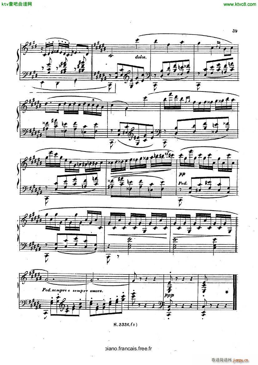 Alkan op 31 25 preludes part 3(钢琴谱)5