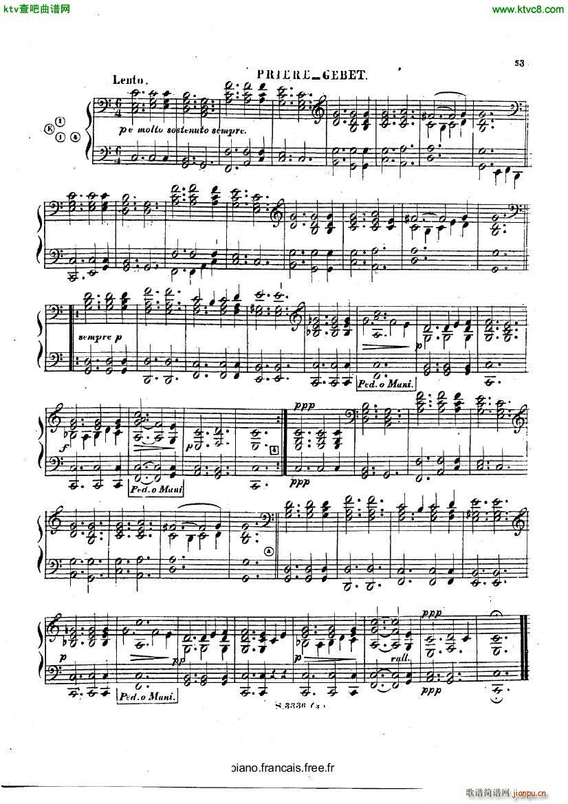 Alkan op 31 25 preludes part 3(钢琴谱)19