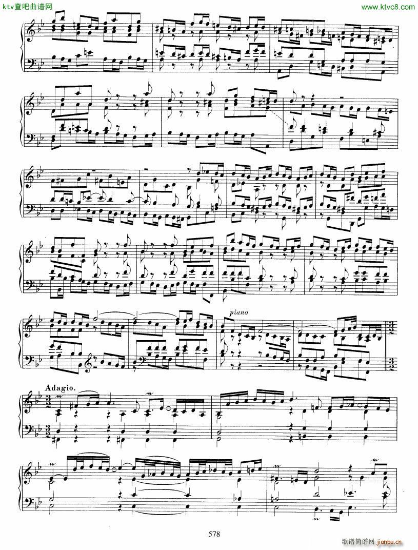 Bach JS BWV 915 Toccata in g(钢琴谱)3