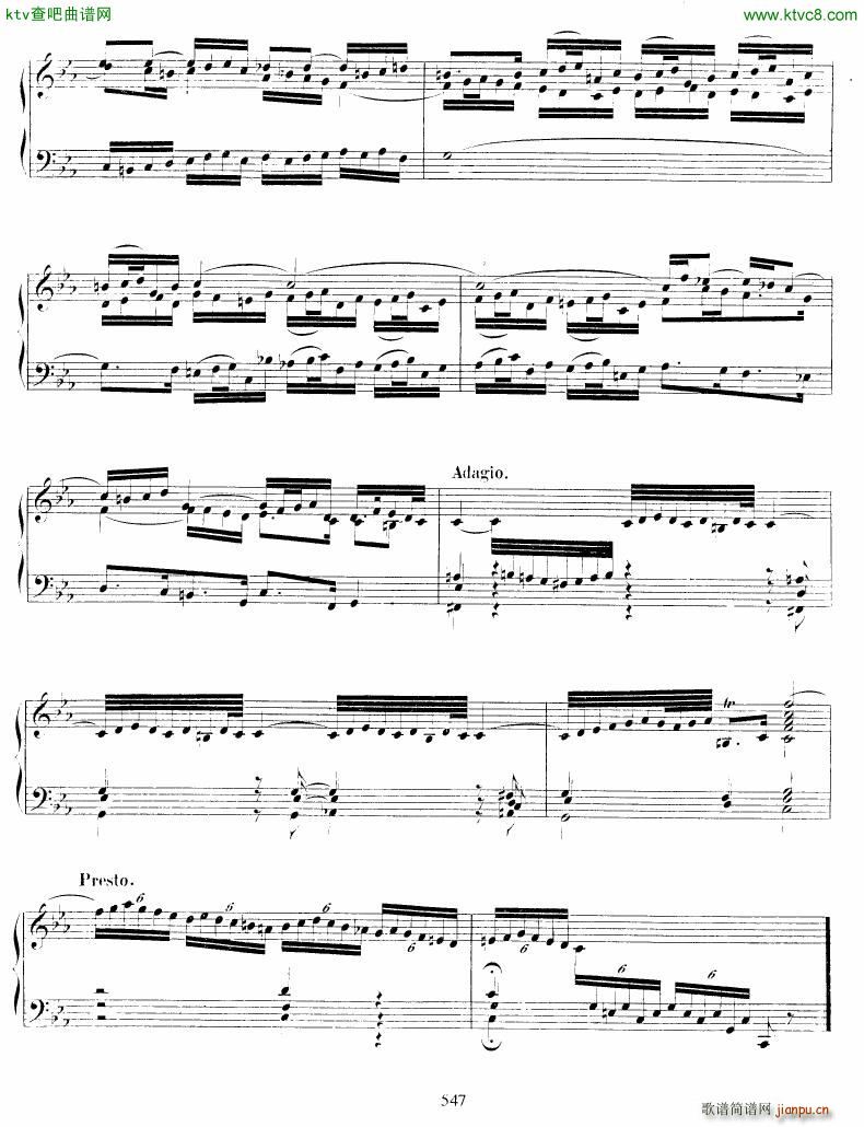 Bach JS BWV 911 Toccata in c(钢琴谱)12