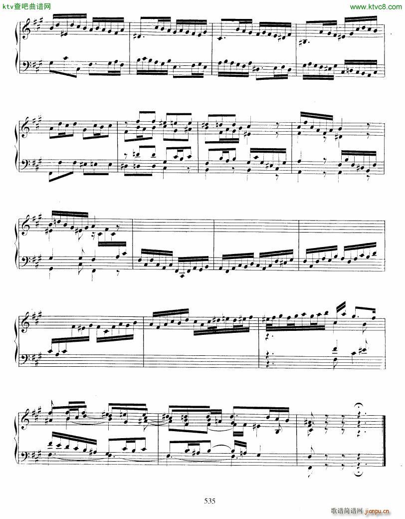 Bach JS BWV 910 Toccata in f(钢琴谱)3