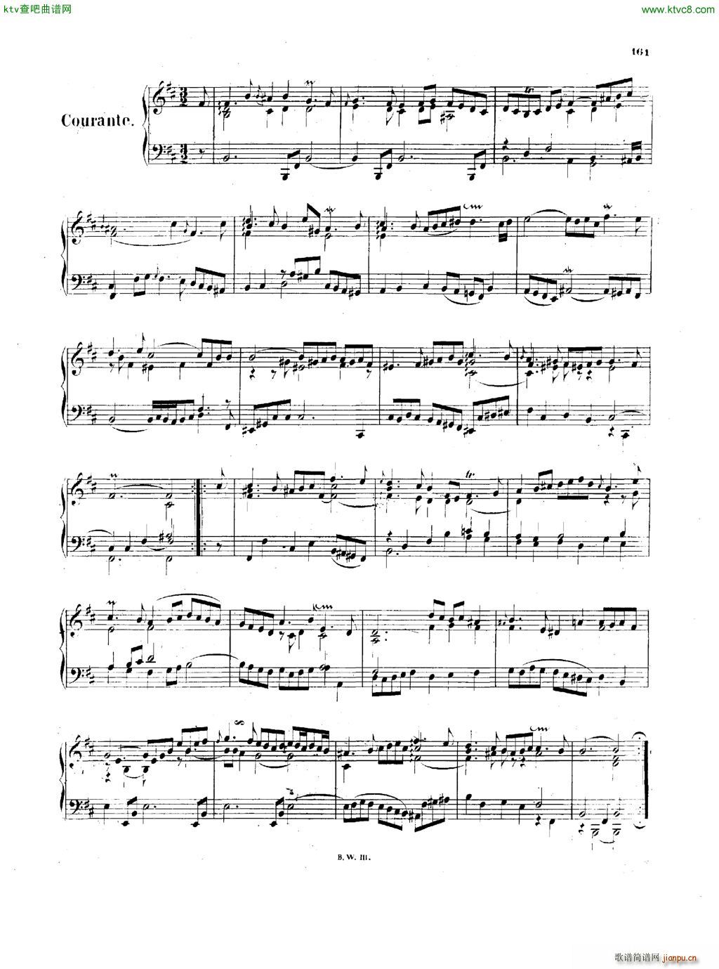 Bach JS BWV 831 Overture in the French Style(钢琴谱)1