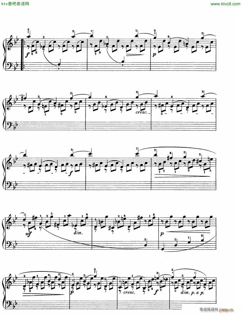 Bach JS BWV 825 Partita no 1 in Bb(钢琴谱)13