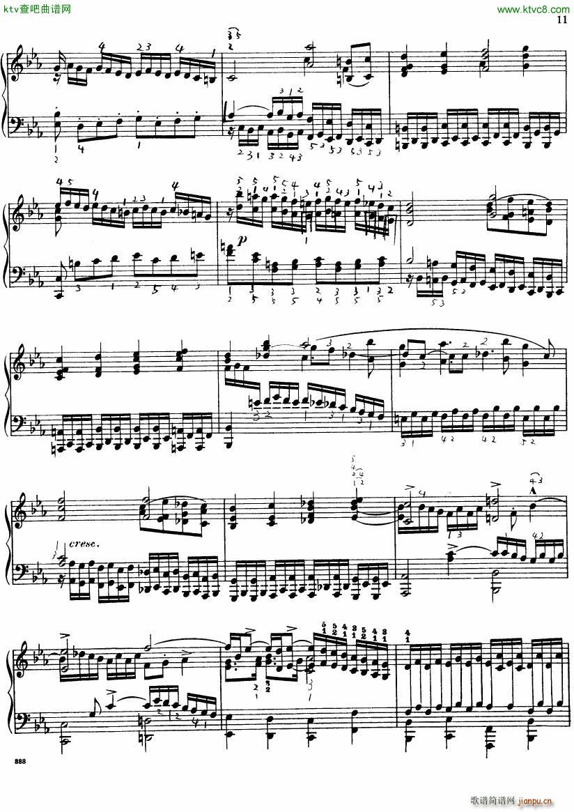 Bach JS BWV 552 Prelude and Fugue in Eb arr Busoni(钢琴谱)6