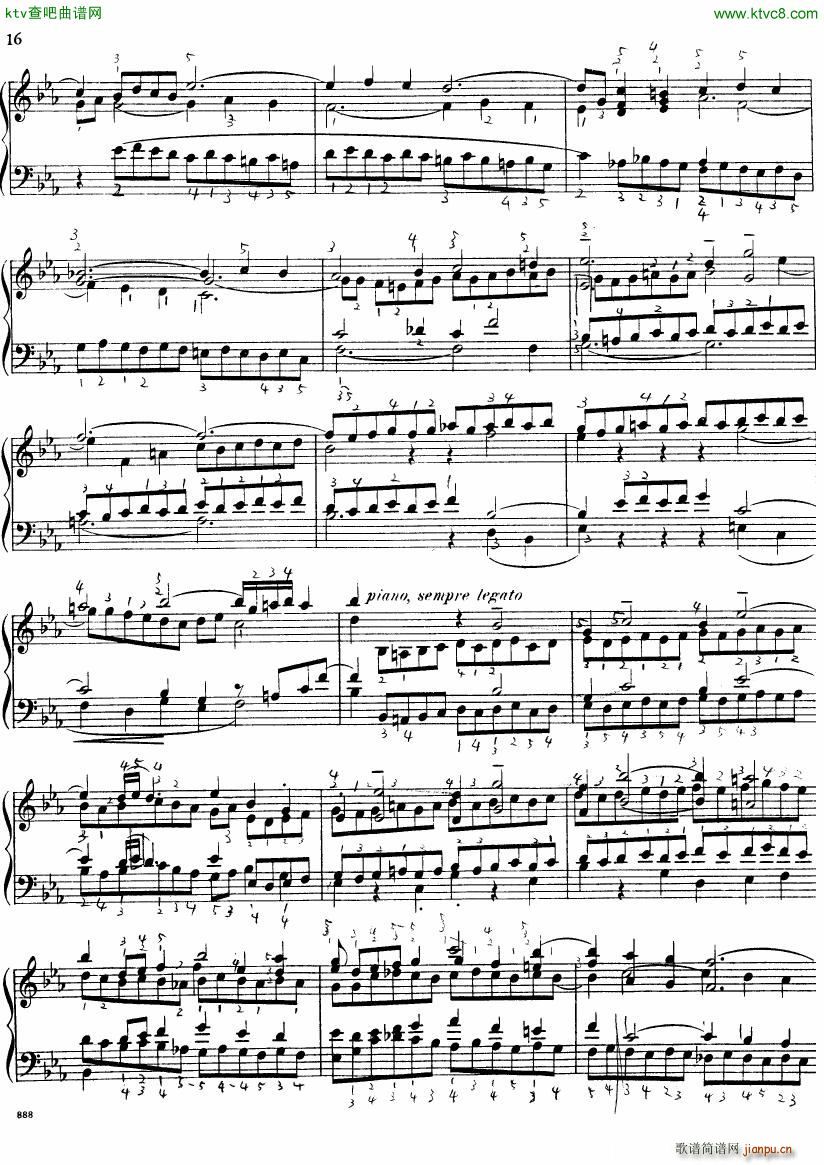 Bach JS BWV 552 Prelude and Fugue in Eb arr Busoni(钢琴谱)16