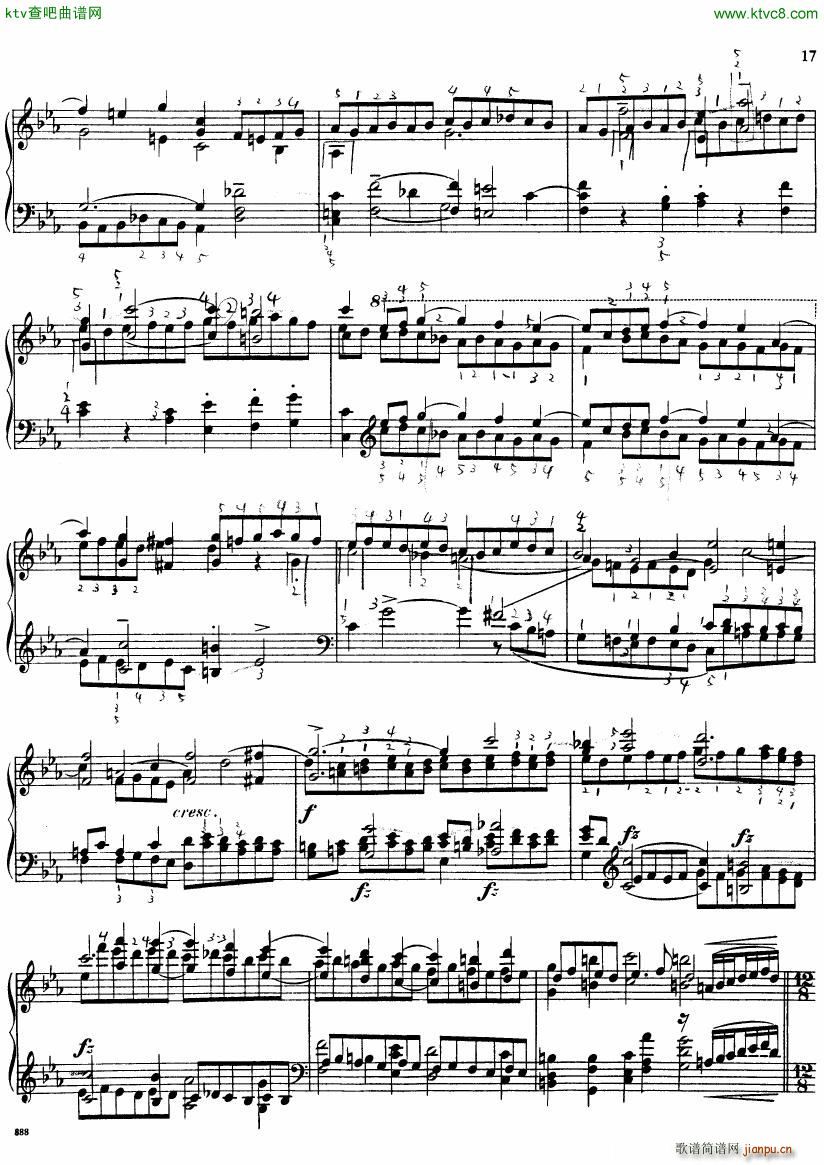 Bach JS BWV 552 Prelude and Fugue in Eb arr Busoni(钢琴谱)17
