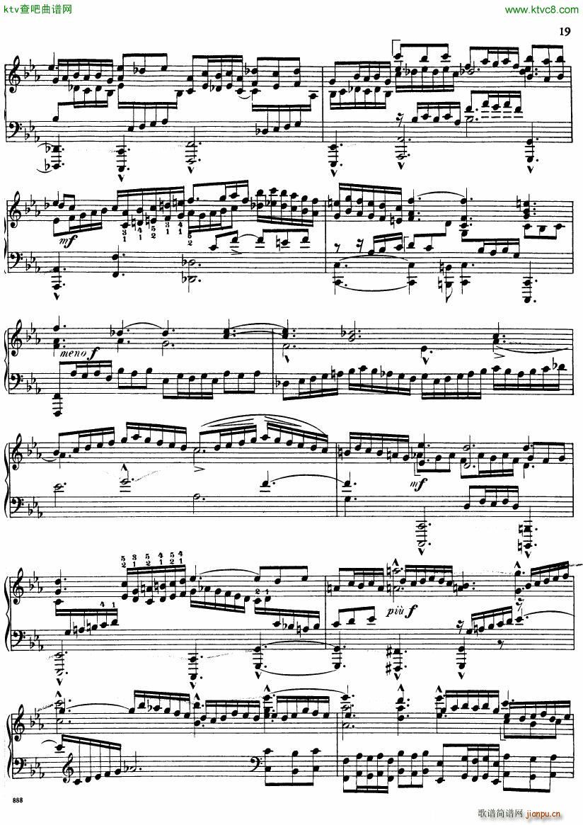 Bach JS BWV 552 Prelude and Fugue in Eb arr Busoni(钢琴谱)19