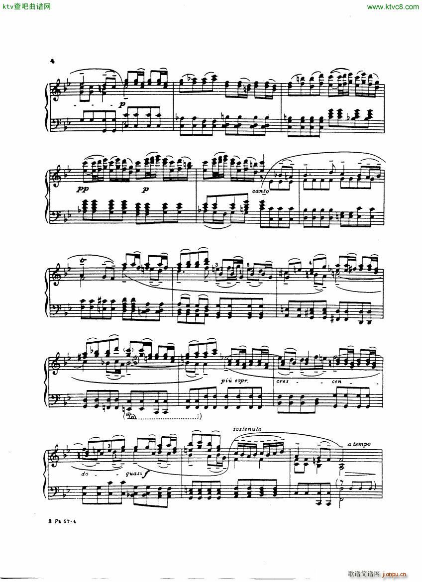 Bach JS BWV 208 Sheep May Safely Graze arr Petri(钢琴谱)3