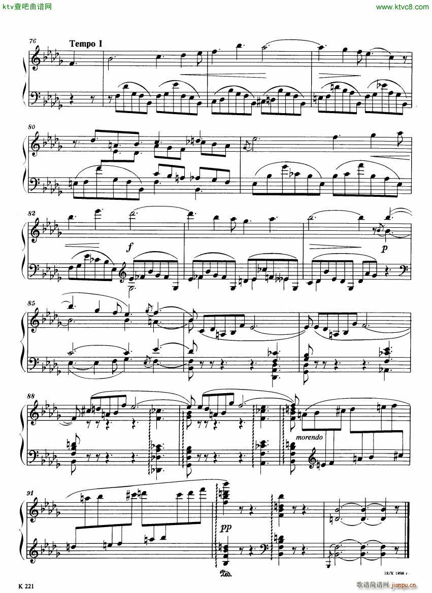 Balakirev Nocturne No 1 1898(钢琴谱)7
