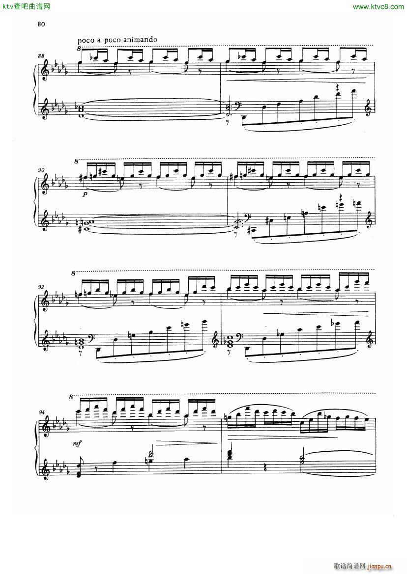 Balakirev Lullaby(钢琴谱)5