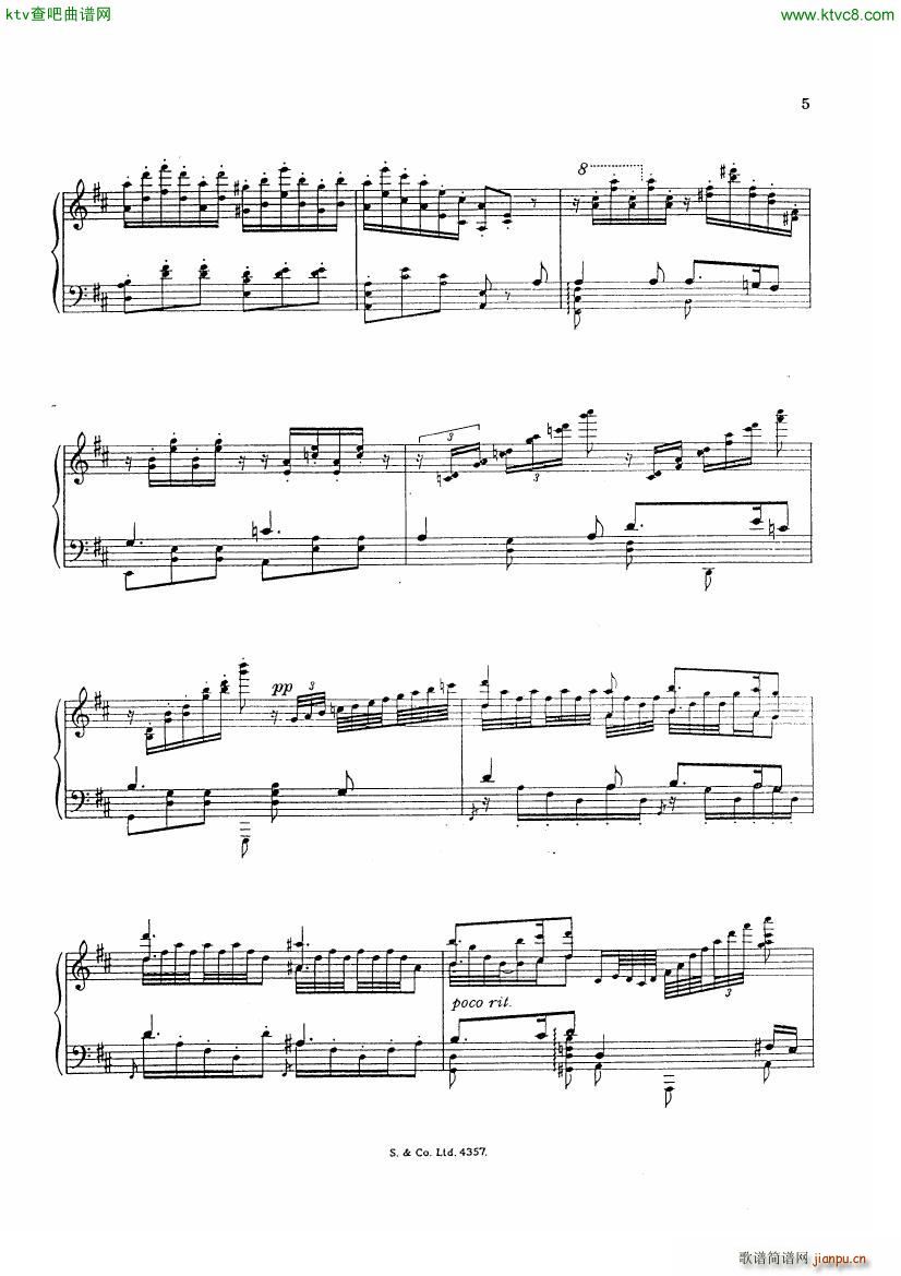 Mozart Backhaus Serenade from Don Juan(钢琴谱)5