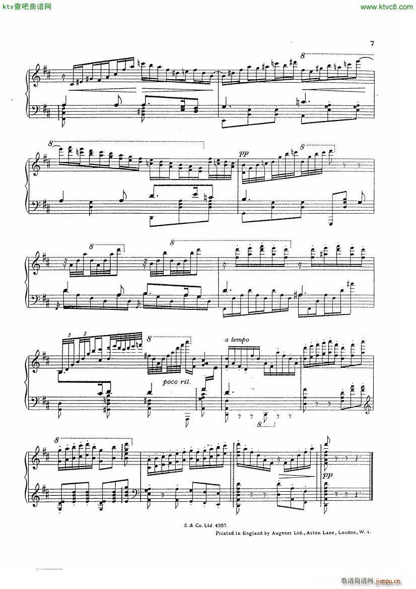 Mozart Backhaus Serenade from Don Juan(钢琴谱)7