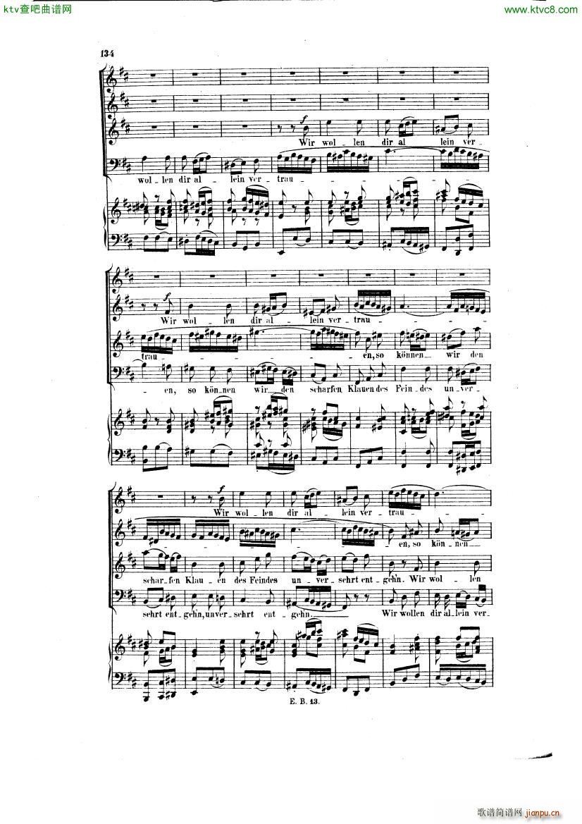 Bach JS BWV 248 Christmas Oratorio No 54(钢琴谱)6