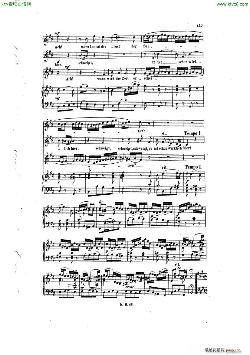 Bach JS BWV 248 Christmas Oratorio No 51 53(钢琴谱)8