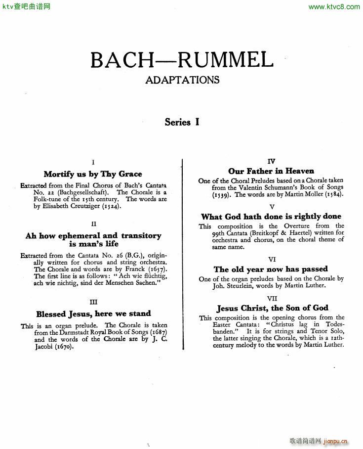 Bach Rummel Transcriptions(钢琴谱)5