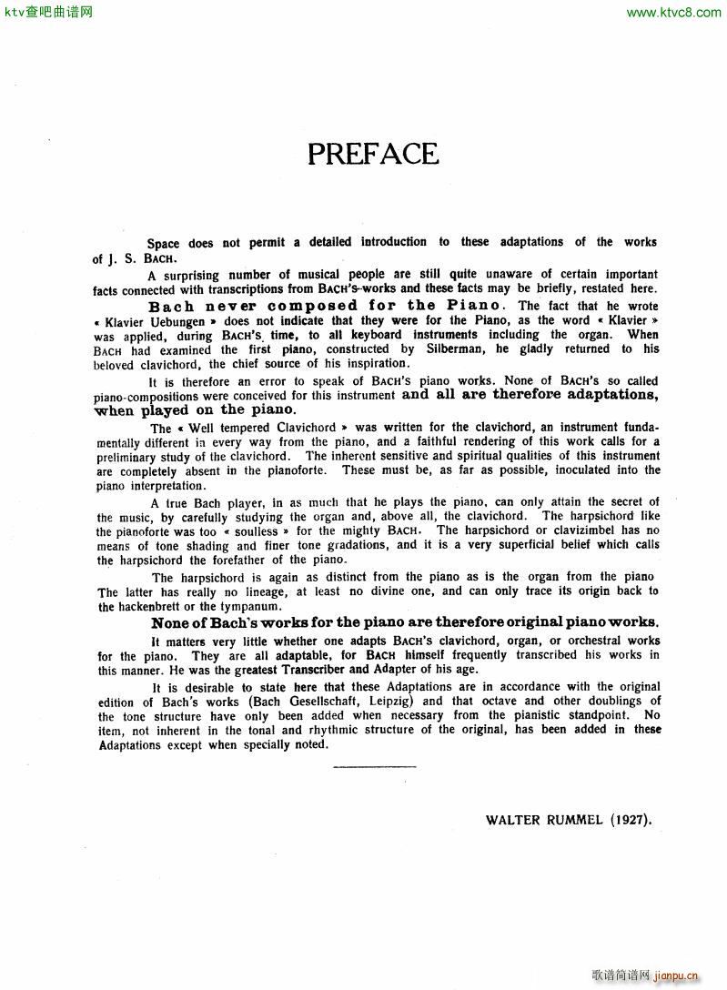 Bach Rummel Transcriptions(钢琴谱)3