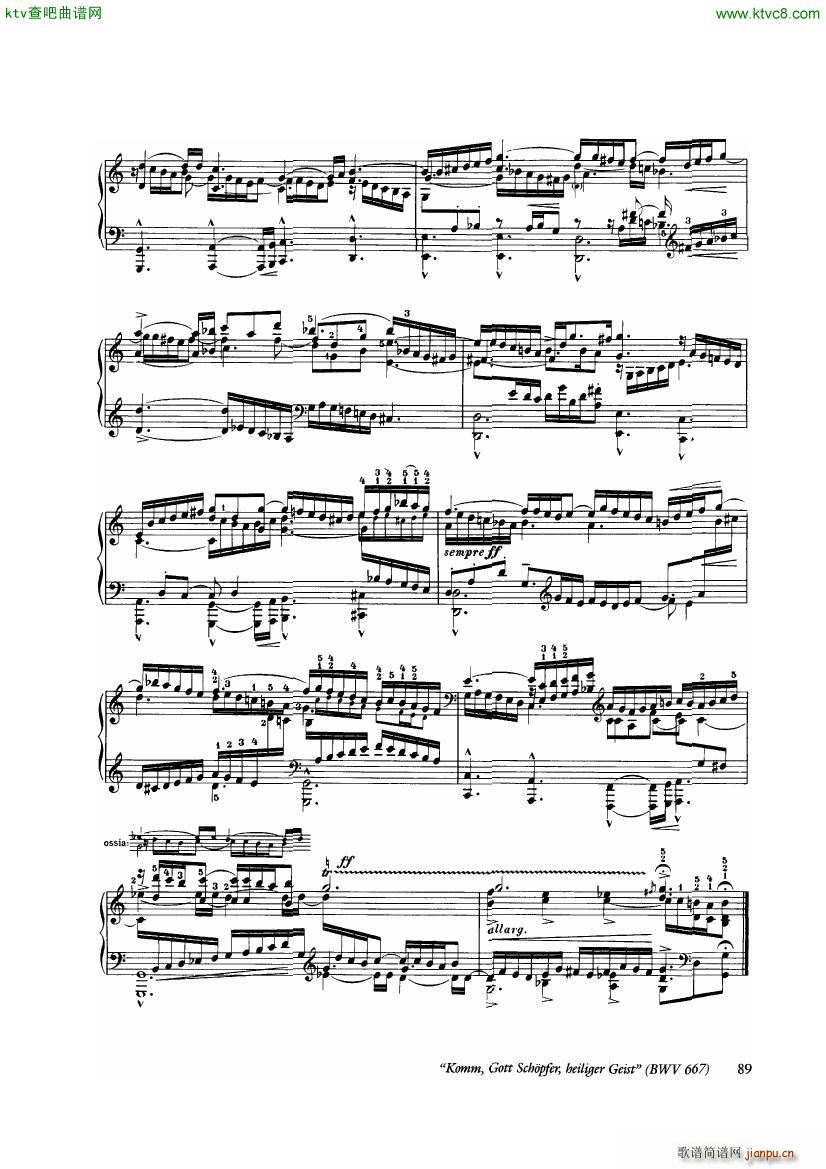 Bach Busoni Ten Chorale Preludes(钢琴谱)3