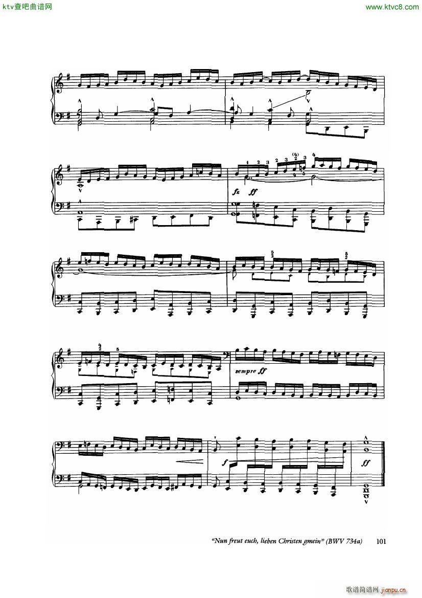 Bach Busoni Ten Chorale Preludes(钢琴谱)15