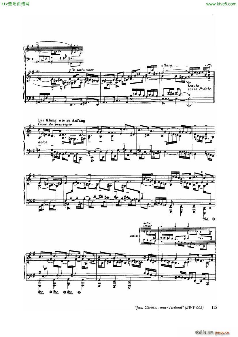 Bach Busoni Ten Chorale Preludes(钢琴谱)16