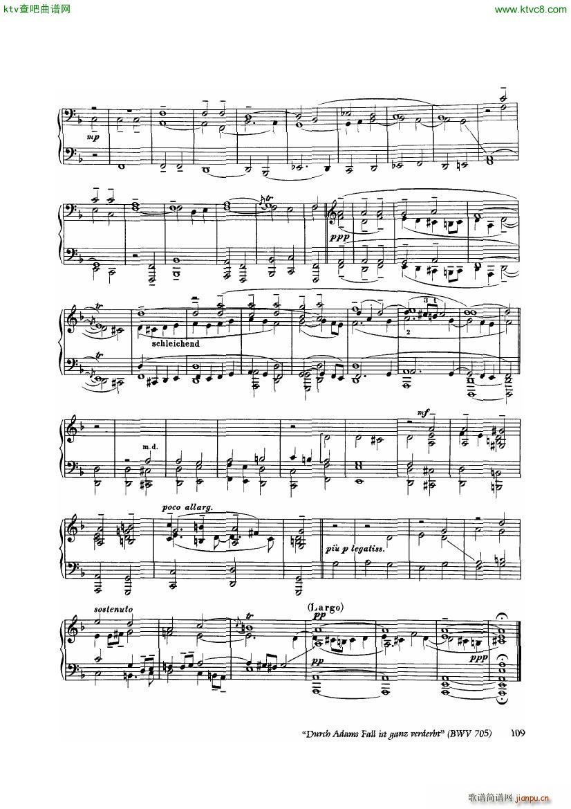 Bach Busoni Ten Chorale Preludes(钢琴谱)23