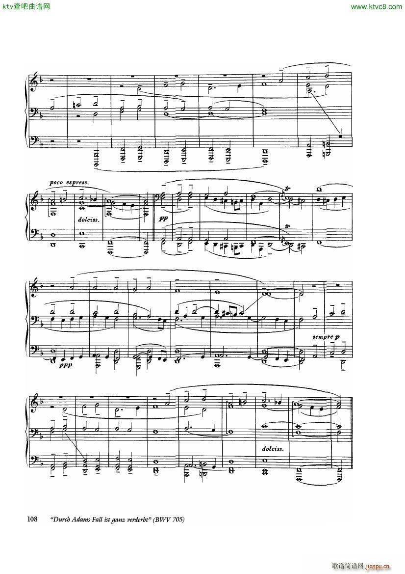 Bach Busoni Ten Chorale Preludes(钢琴谱)22