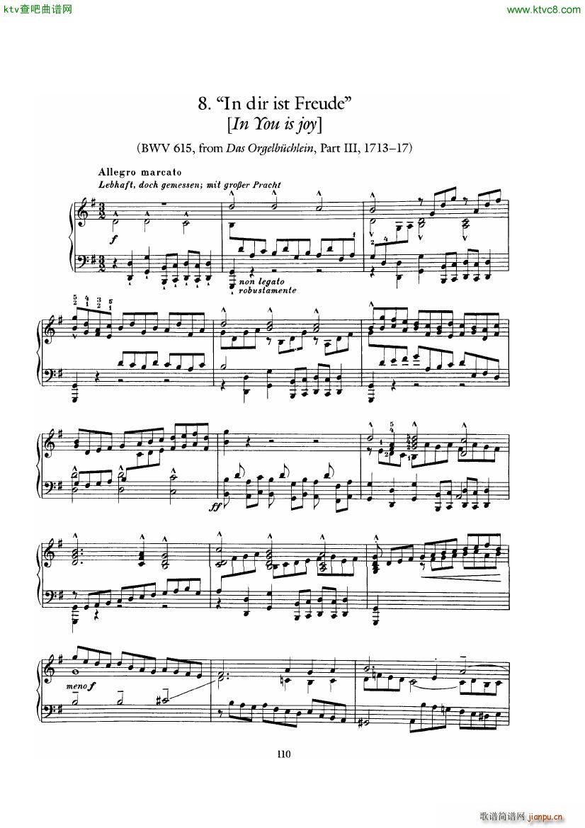 Bach Busoni Ten Chorale Preludes(钢琴谱)24