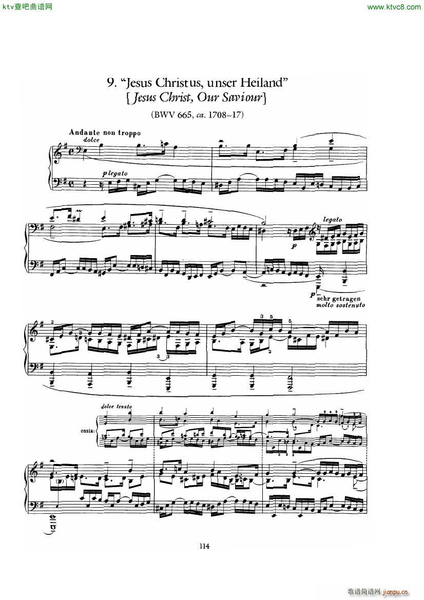 Bach Busoni Ten Chorale Preludes(钢琴谱)28