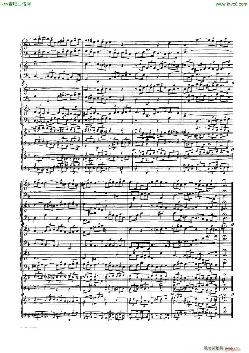 Bach JS BWV 1080 Kunst der Fuge part 3(钢琴谱)9