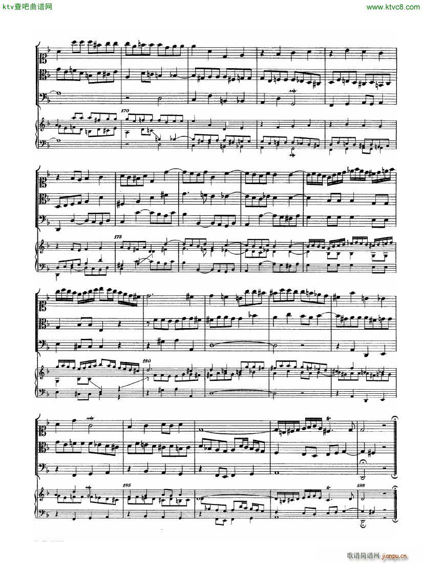 Bach JS BWV 1080 Kunst der Fuge part 1 二(钢琴谱)5