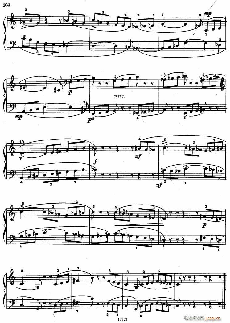 Bartok SZ 107 Mikrokosmos for Piano 97 121(钢琴谱)29