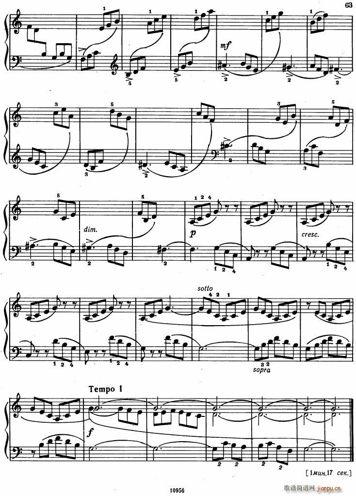 Bartok SZ 107 Mikrokosmos for Piano 67 96(钢琴谱)21