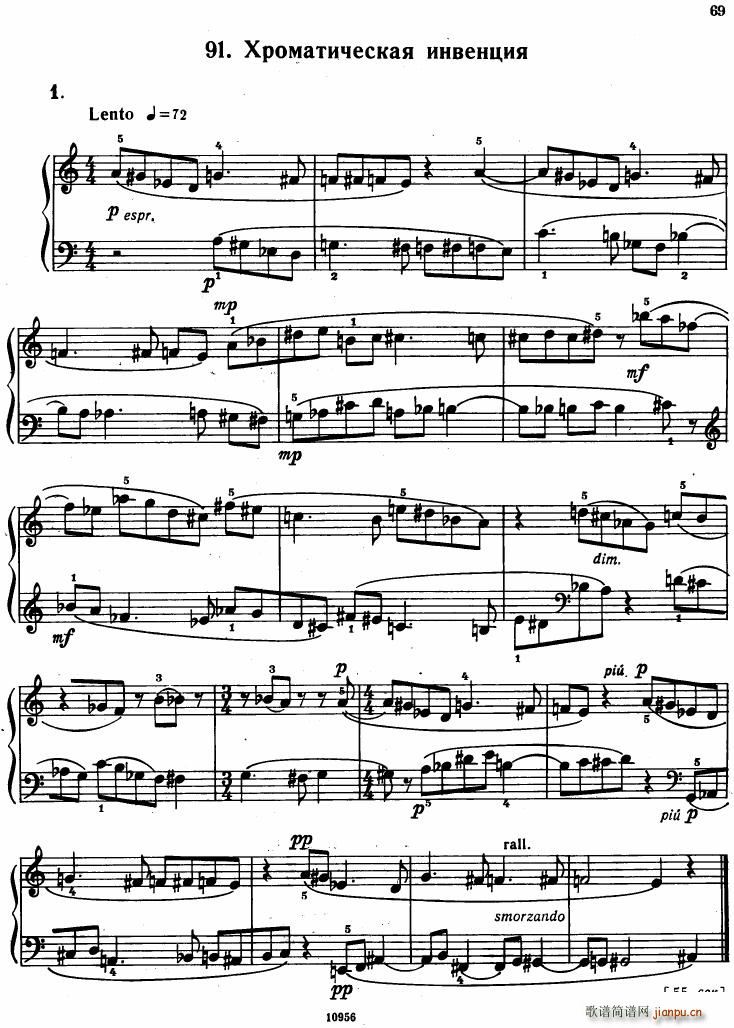 Bartok SZ 107 Mikrokosmos for Piano 67 96(钢琴谱)27