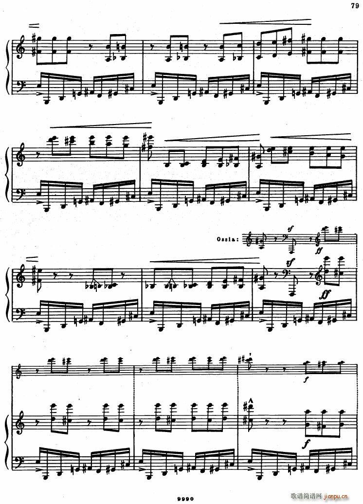 Bartok SZ 81 Out Of Doors(钢琴谱)34