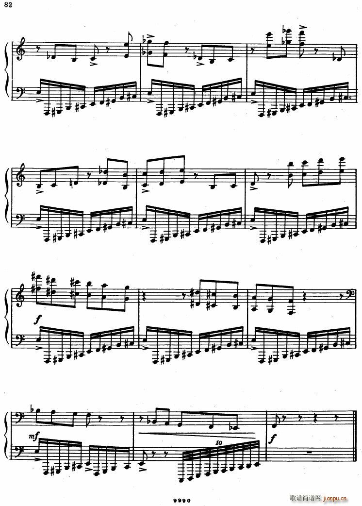 Bartok SZ 81 Out Of Doors(钢琴谱)37