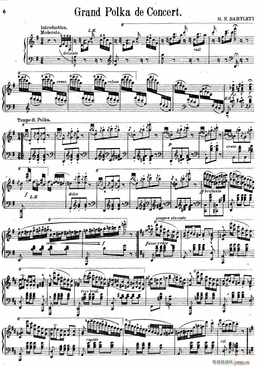 Bartlett Grand Polka de Concert(钢琴谱)1